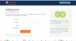 Desktop Screenshot of cabaca.com